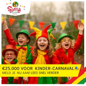 Sjeng Kraft Kompenei steunt kindercarnaval